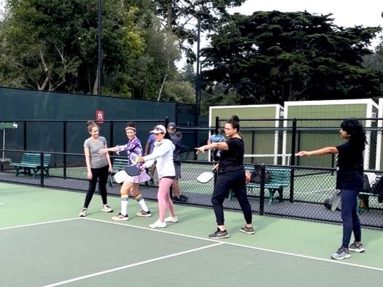 Pickleball court